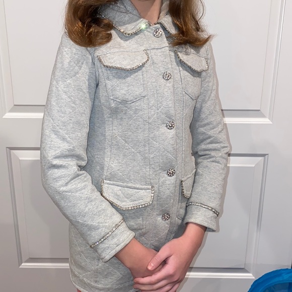 MET girls small coat - made in Italy - warm fur inside - Picture 5 of 5